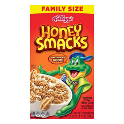 Honey Smacks Cereal, Family Size 23 oz
