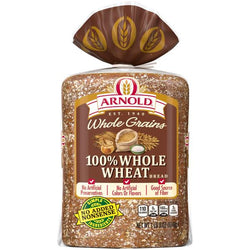 Arnold Whole Grains 100% Whole Wheat Bread 1 LB 8 oz