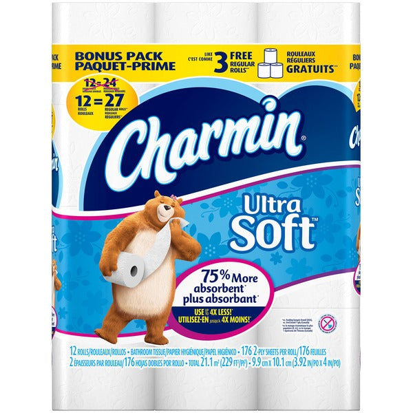 Charmin Ultra Charmin Ultra Soft Toilet Paper 12 Double Rolls Toilet Tissue - 12 ctt