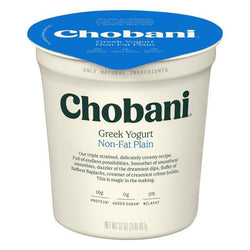 Chobani Plain Non-Fat Greek Yogurt - 32 oz