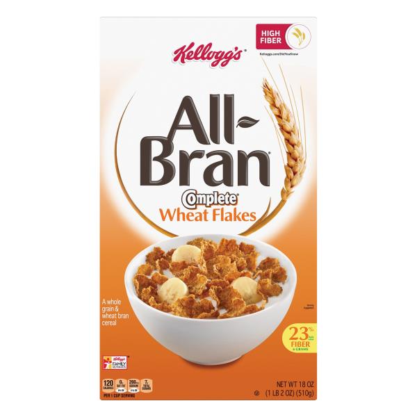 All Bran Complete Wheat Flakes 18 oz