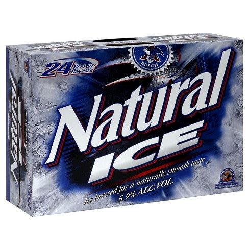 Natural Ice 24 pack cans 12 Fl oz