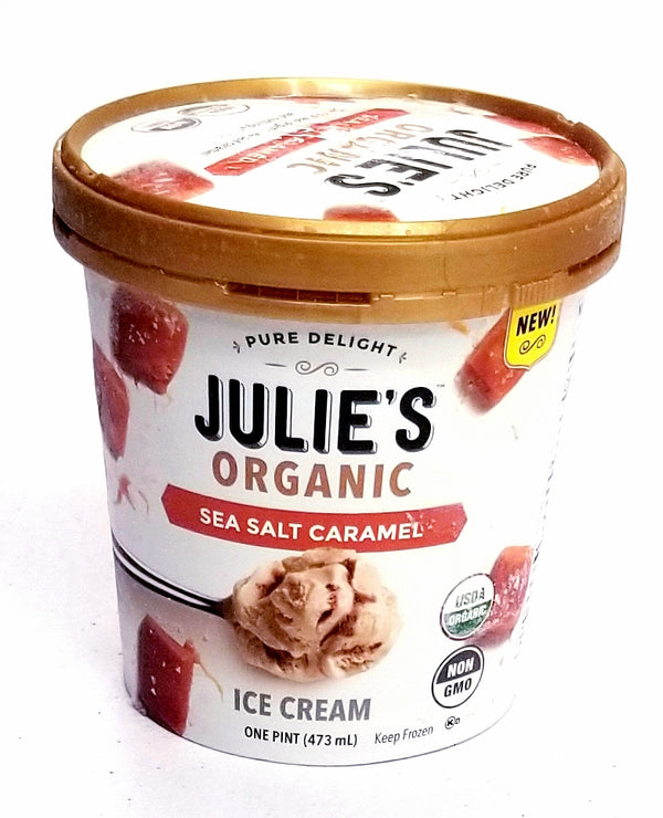 Pure Delight Julie’s Organic Sea Salt Caramel Ice Cream 1 pint