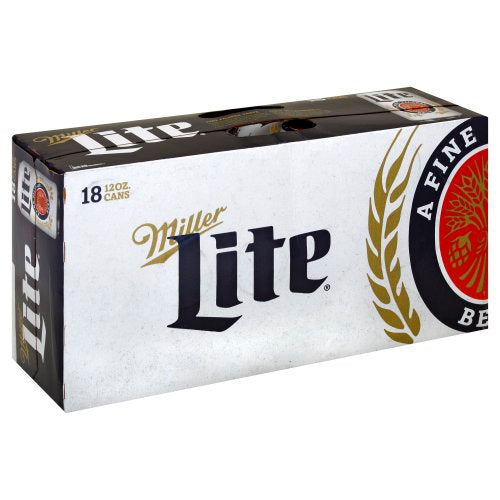 Miller Lite 18 pack cans 12 Fl oz