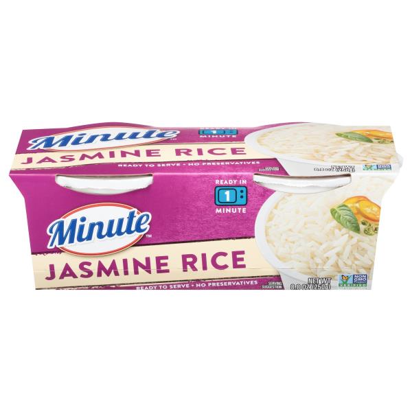 Minute Jasmine Rice 8.8 oz 2 ct cups