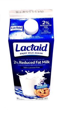 Lactaid 2% Reduced Fat Milk 1/2 gallon