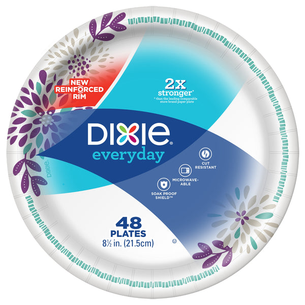 Dixie Everyday Plates - 45 CT 48 ct