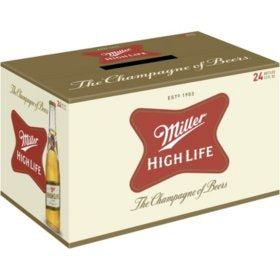 Miller High Life 24 pack bottles 12 Fl oz