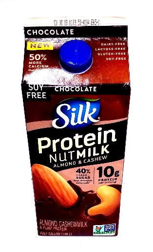 Silk Protein Nut Chocolate Milk 1/2 gallon