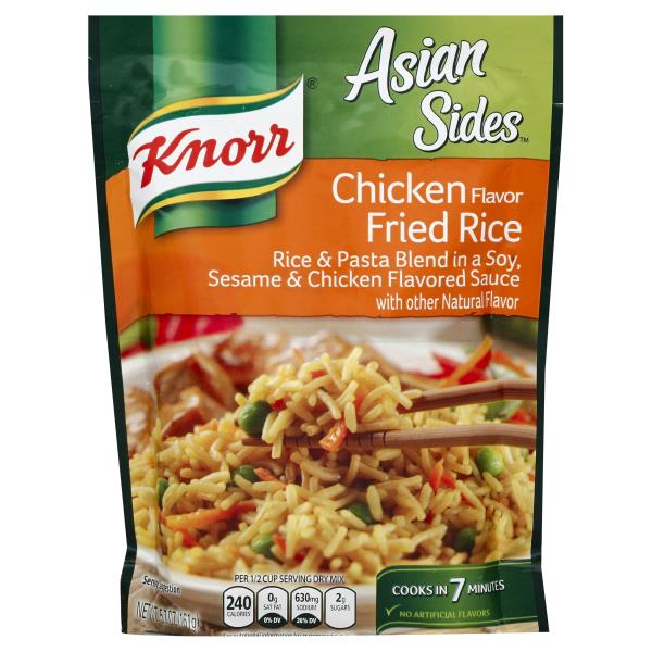 Knorr Asian Sides Rice & Pasta Blend, Chicken Flavor Fried Rice 5.7 oz 1 ct