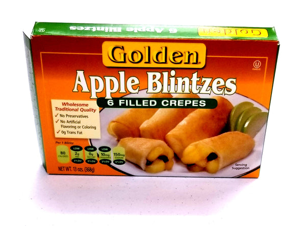 Golden Apple Blintzes 6 Filled Crepes