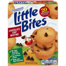 Entenmann's Little Bites Chocolate Chip Muffins - 5 x 4 ct