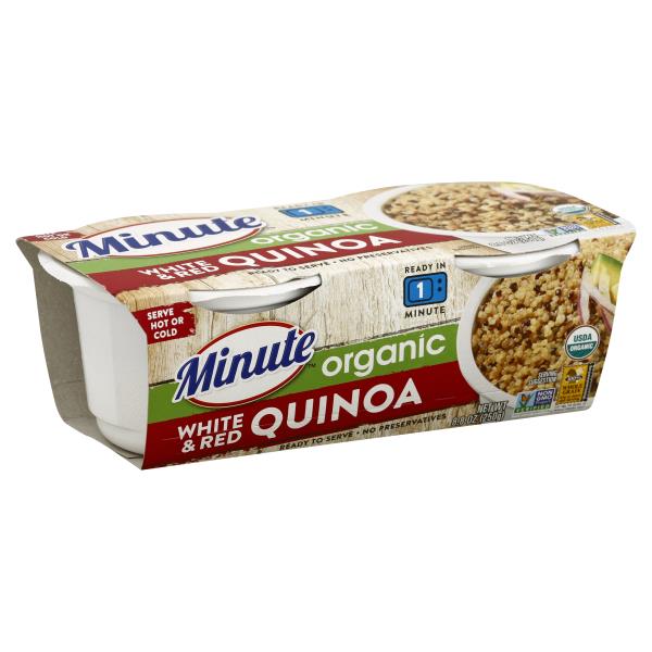 Minute Organic Quinoa, White & Red Rice 8.8 oz 2 cups