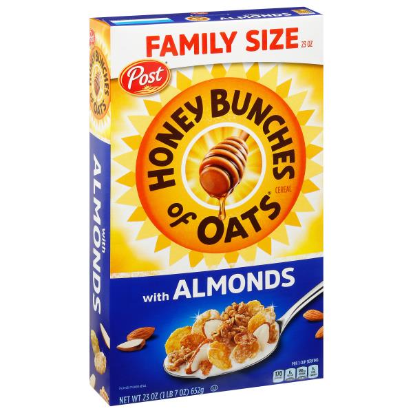 Honey Bunches Of Oats with Almonds Cereal 23 oz