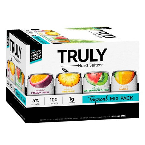 Truly Hard Seltzer Tropical Mix Pack 12 pack cans 12 Fl oz