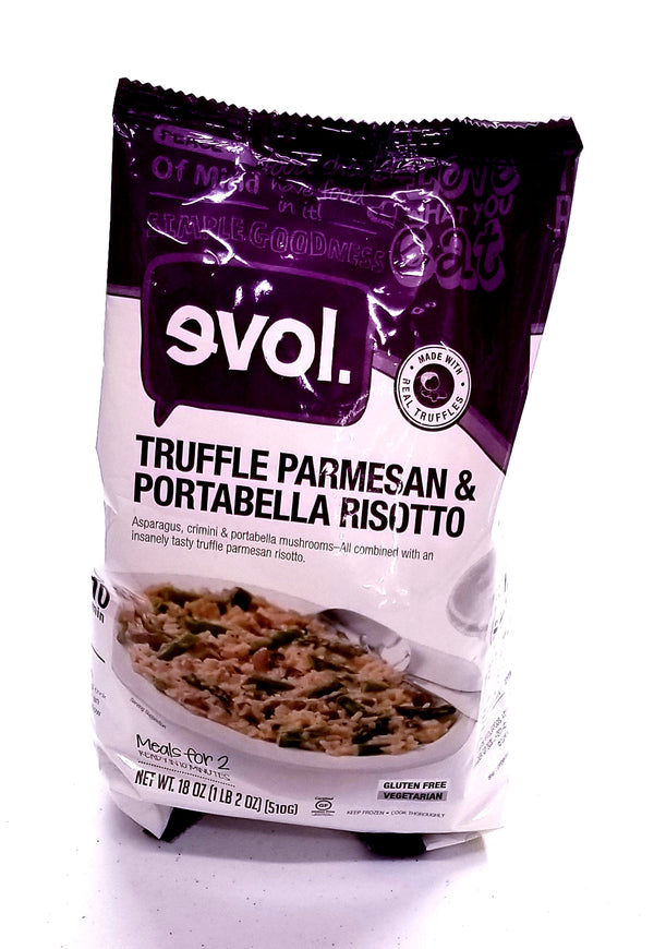 Eviol. Truffle Parmesan & Portabella Risotto (18 oz) Gluten Free & Vegetarian