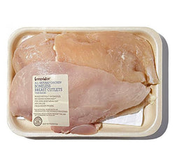 GreenWise Chicken Cutlets, USDA Grade A, Raised Without Antibiotics 1 Lbs