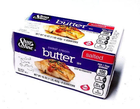 Shur Fine Salted Sweet Cream Butter - 4 quarters 16 oz