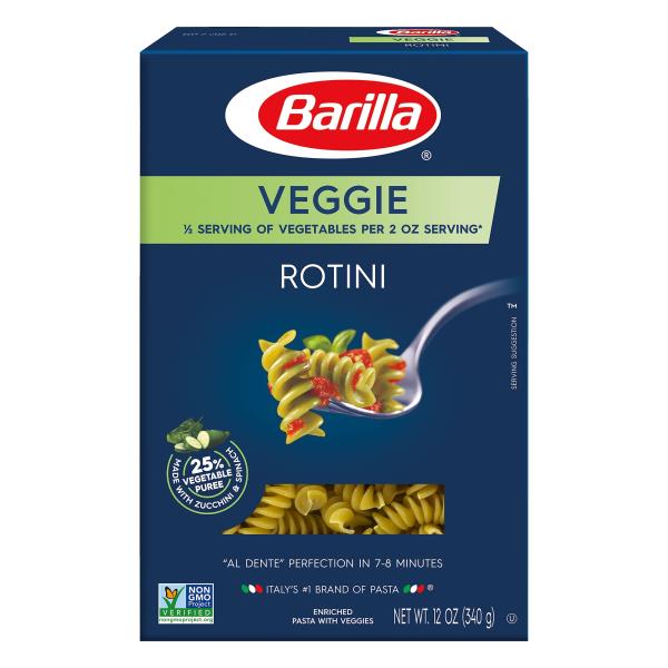 Barilla Rotini, Veggie 12 oz