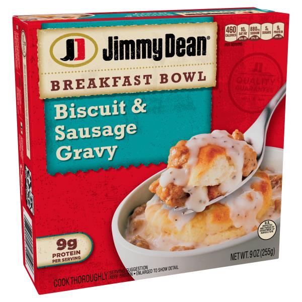 Jimmy Dean Biscuit & Sausage Gravy Breakfast Bowl, 9 oz