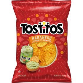 Tostitos Tortilla Chips Habanero Flavored 11 Oz