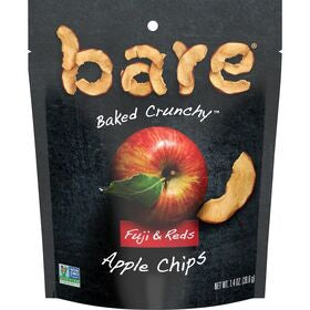 Bare Baked Crunchy Apple Chips Fuji & Reds 1.4 Oz