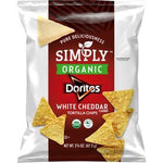 Doritos Simply Organic Tortilla Chips White Cheddar Flavored 2.375 oz