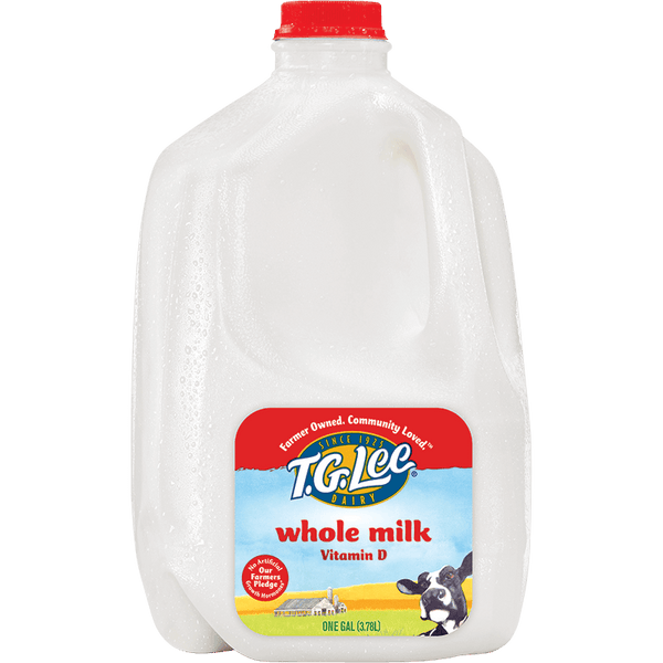 T.G. Lee Dairy Pure Whole Milk 1 gallon