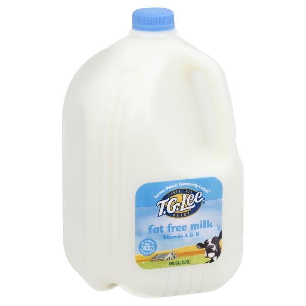 T.G. Lee Dairy Pure Fat Free Milk 1 gallon