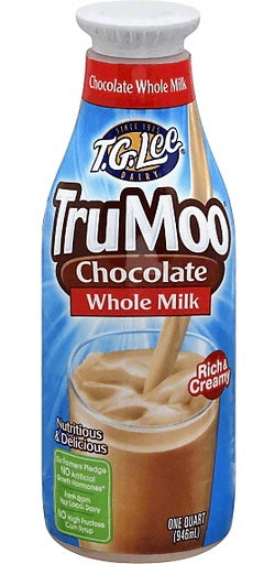 T.G. Lee Tru Moo Chocolate Whole Milk 1 quart