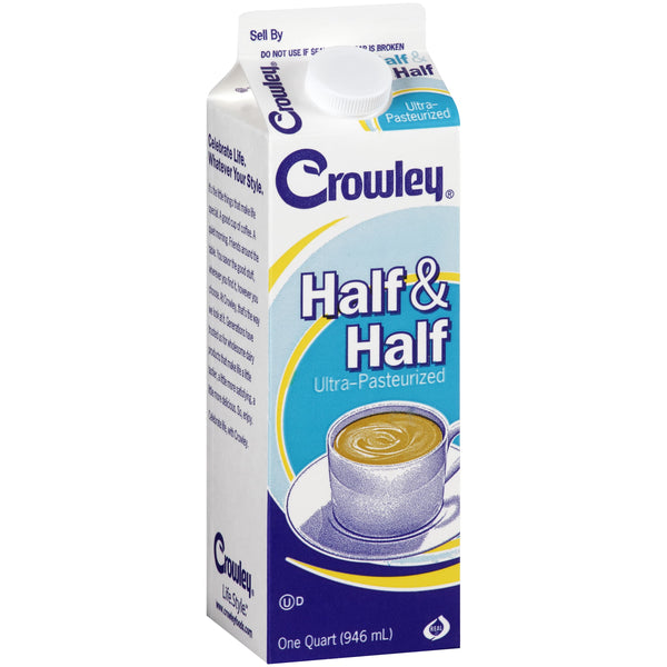 Crowley Ultra Pasturized Half & Half 1 quart