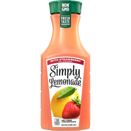 Simply Lemonade with Strawberry 52 Fl oz