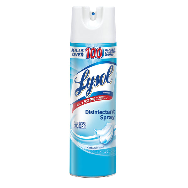 Lysol Crisp Linen Scent Disinfectant Spray - 12.5 oz