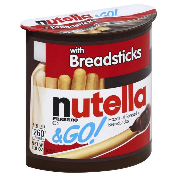 Nutella & Go & Go! Hazelnut Spread + Breadsticks - 1.8 oz
