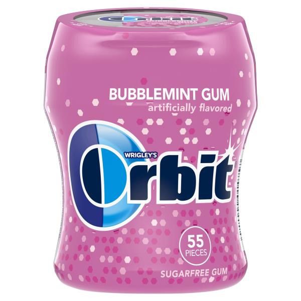 Orbit Gum, Sugarfree, Bubblemint, Car Cup - 55 ct