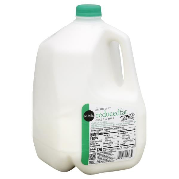 Publix 2% Reduced Fat Milk - 1 gal