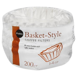 Publix Basket Style Coffee Filters - 200 ct