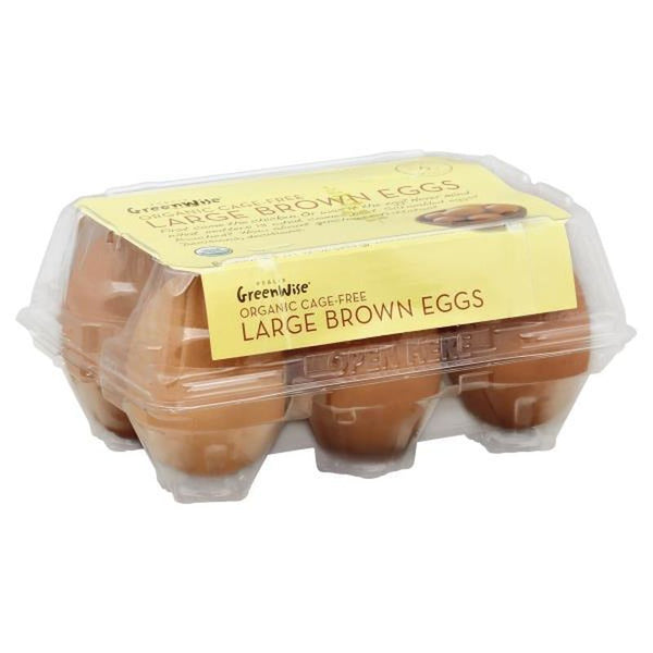 GreenWise Organic Large Brown Eggs - 1 dozen