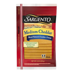 Sargento® Natural Medium Cheddar Cheese - 8 oz
