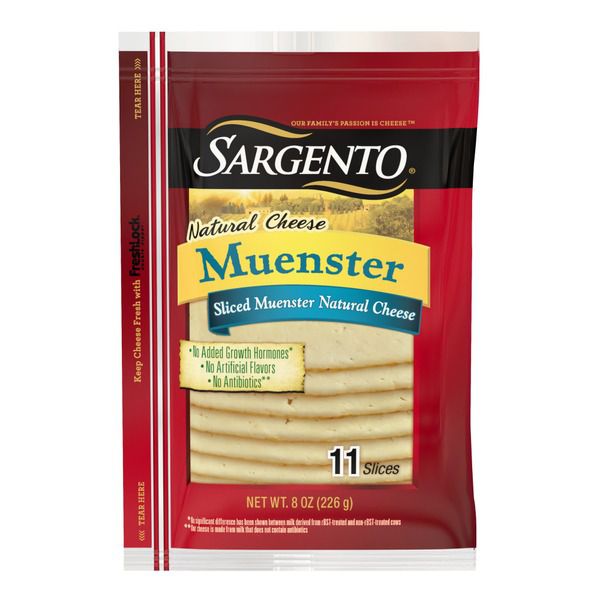 Sargento® Natural Muenster Cheese 8 oz