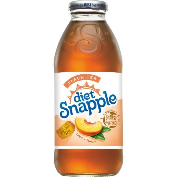 Snapple Diet Peach Diet Tea - 16 fl oz