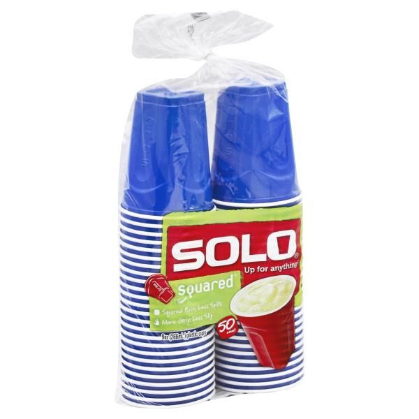 Solo Squared Plastic Cups - 50 CT 50 ea