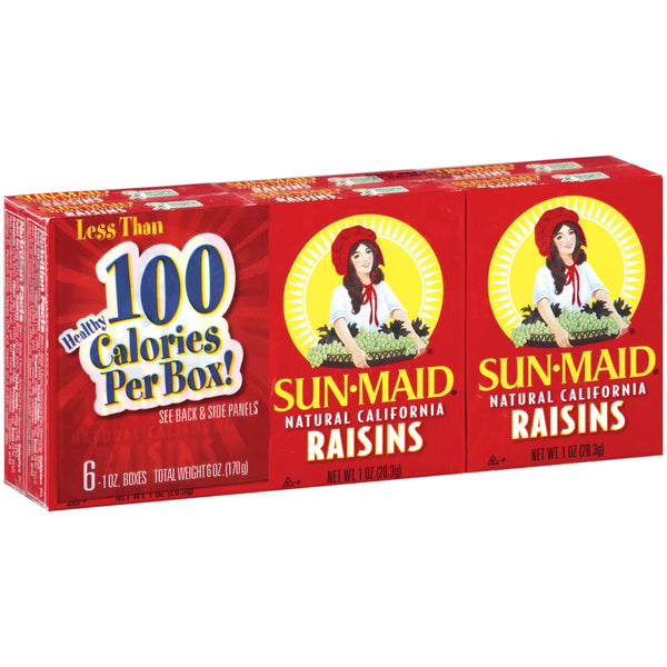 Sun Maid® Raisins - 6 x 1 oz