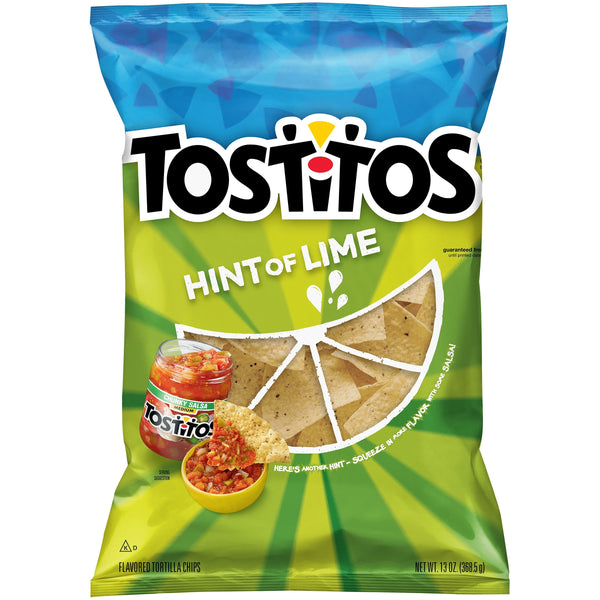 Tostitos Hint of Lime Tortilla Chips - 13 oz
