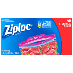 Ziploc Quart Storage Bags - 48 ct