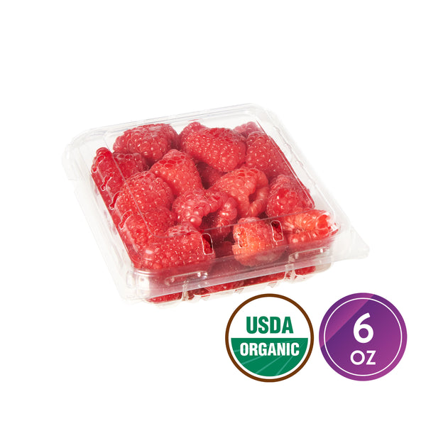 Organic Red Raspberries - 6 oz