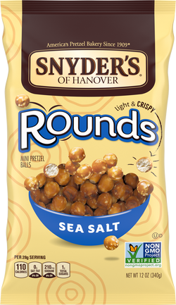 Snyder’s Light & Crispy Rounds With Sea Salt 12 oz