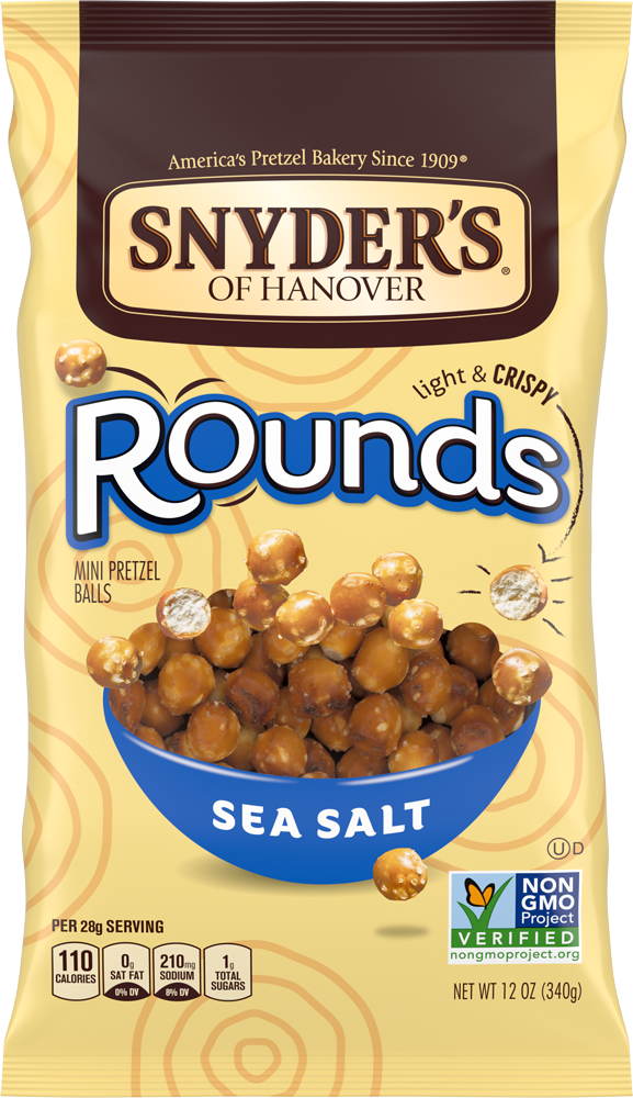 Snyder’s Light & Crispy Rounds With Sea Salt 12 oz