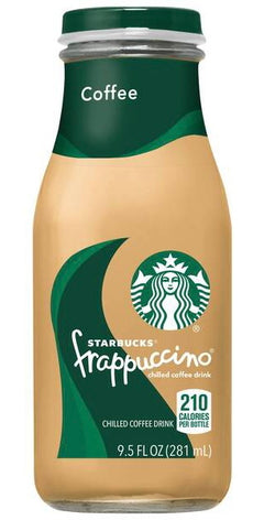 Starbucks Frappuccino Iced Coffee 9.5 Fl oz (210 calories per bottle)