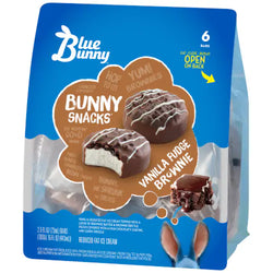 Blue Bunny Vanilla Fudge Brownie (6 Bars)